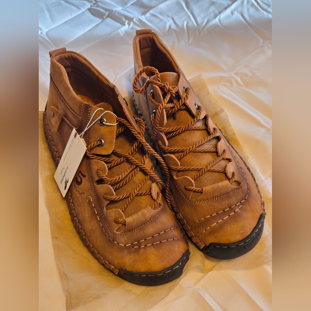 Alcubieree Men's Brown Casual Shoes